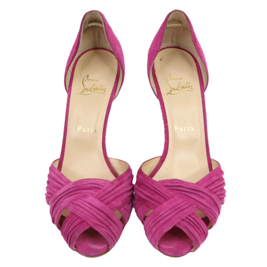 Christian Louboutin Pumps Suede Pink 38