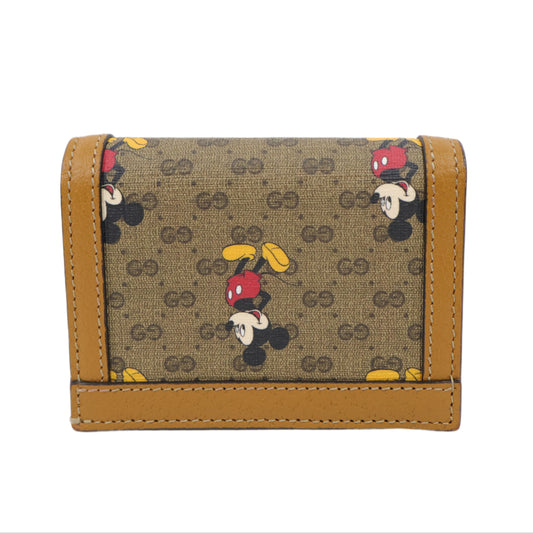 Gucci x Micky Short Wallet Brown