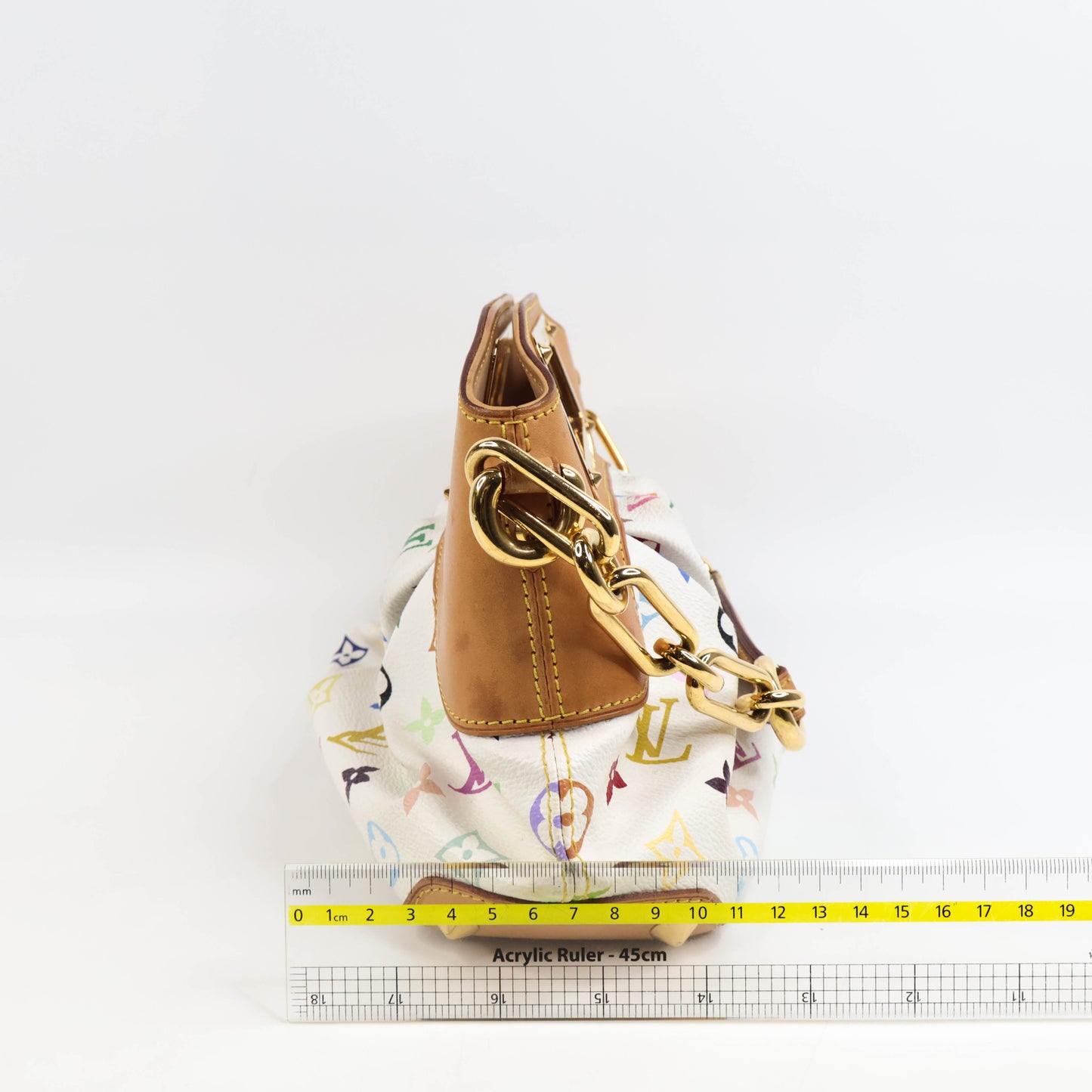 Louis Vuitton Judy Handbag White Multicolor