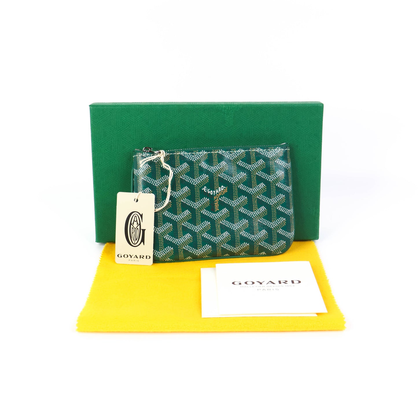 Goyard Senat Mini Pouch Vert