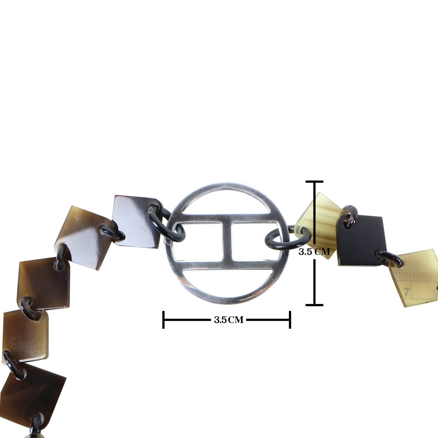 Hermes Horn Necklace Pailadium