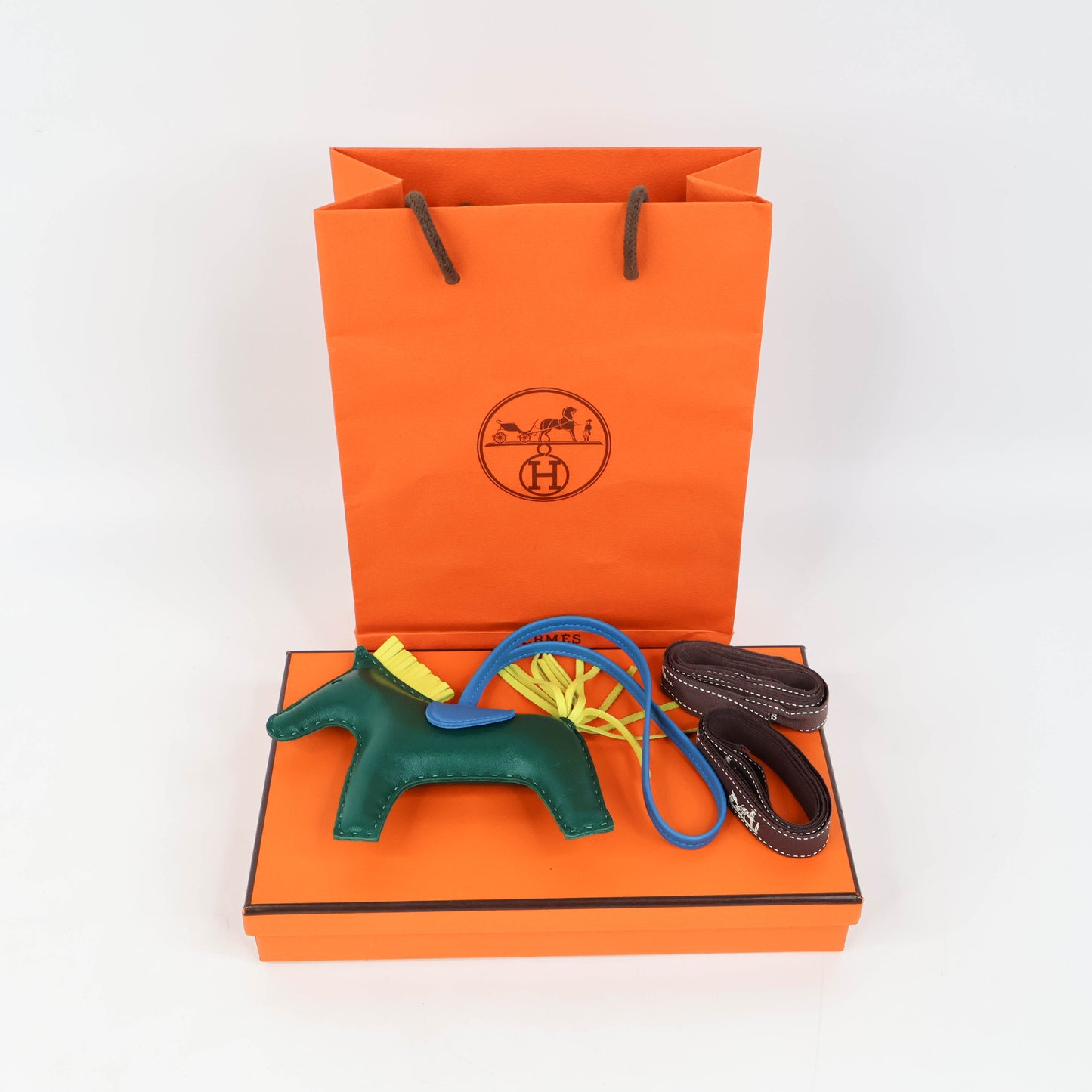 Hermes Rodeo MM Malachite/Blue Zanzibar/Lime Milo