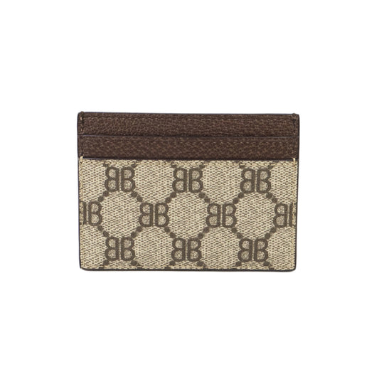 Balenciaga x Gucci Card Holder Brown