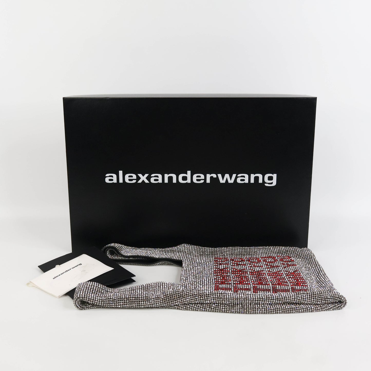 Alexander Wang Log Mini Shopper Crystal