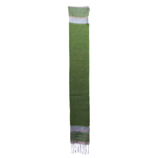 Acne studio Scarf Green Fringe Alpaca