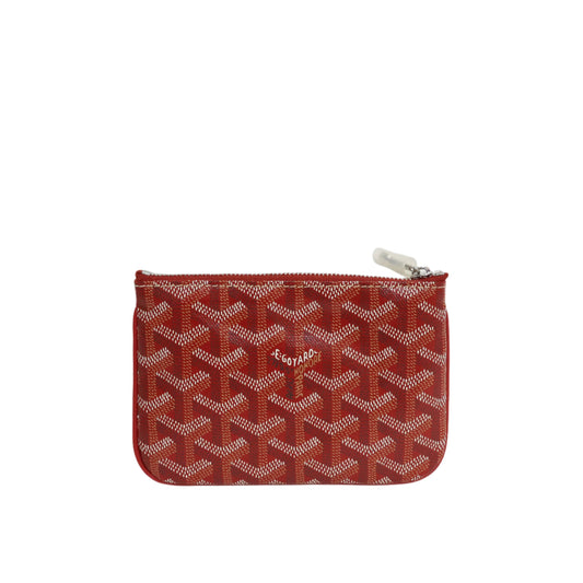 Goyard Senat Mini Pouch Red