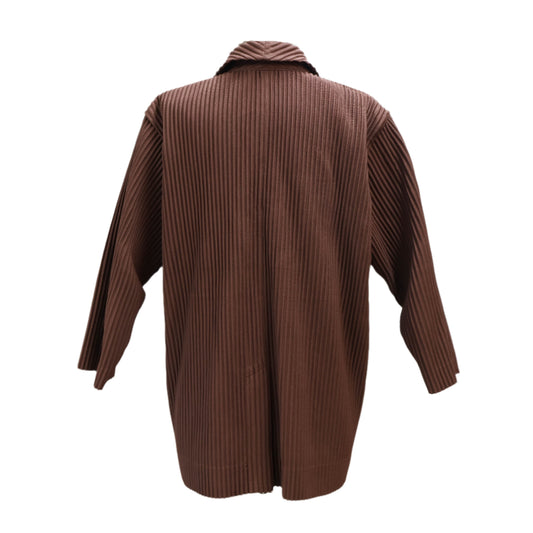 Homme Plisse Shirt Brown