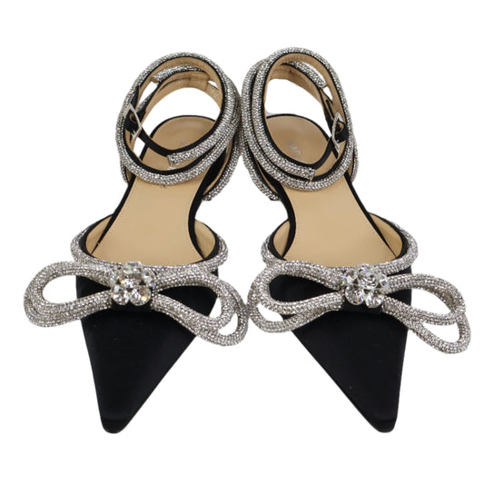 Mach & Mach Flats Double Bow Black 36