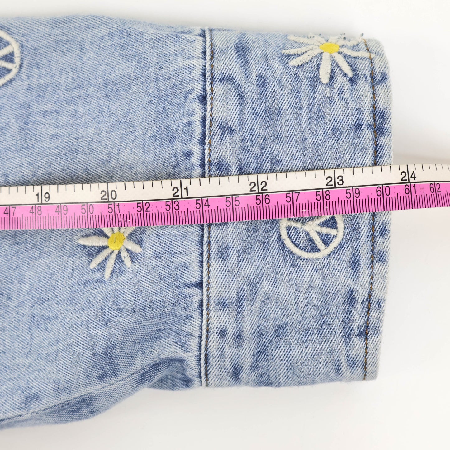 Sandro Embroidered Shirt Denim Blue