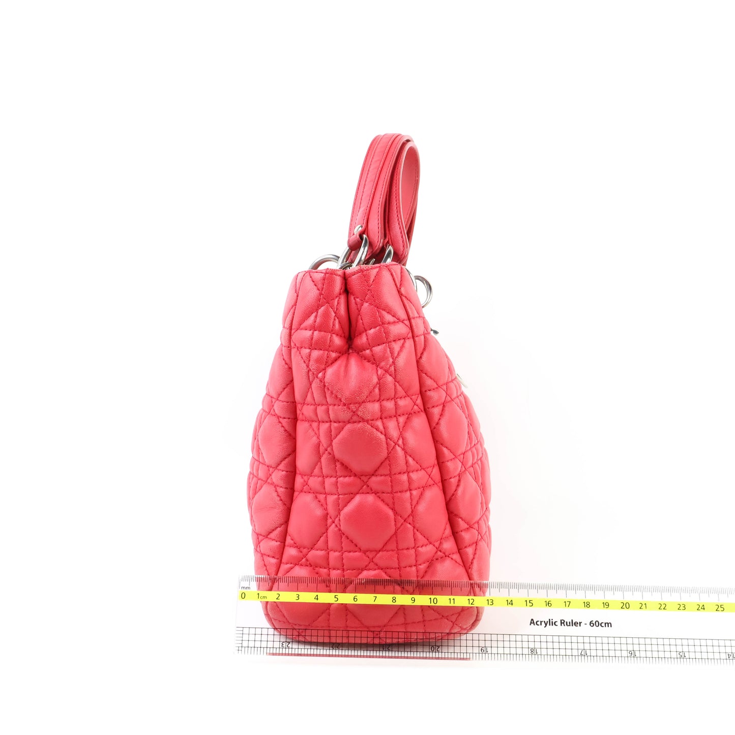 Christian Dior Soft Cannage Yote Red Bag