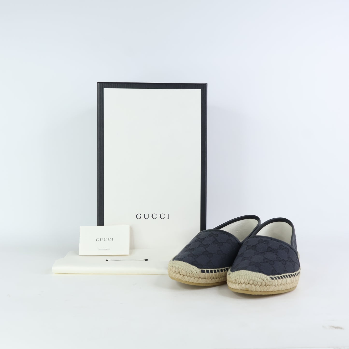Gucci Canvas Espadrille Black 37