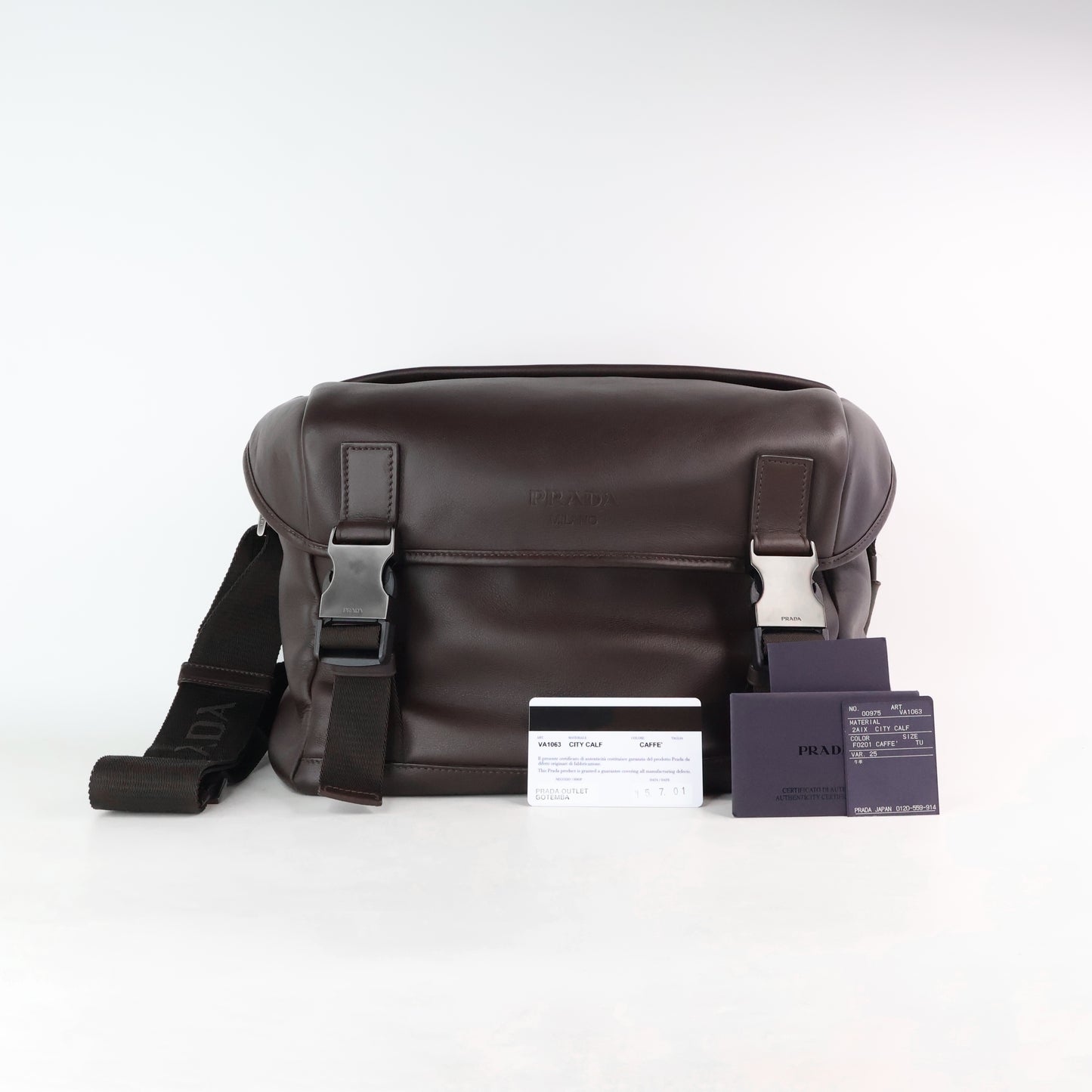 Prada City Calf Caffe