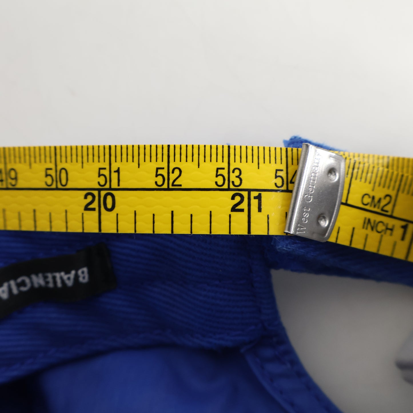 Balenciaga Cotton Cap Blue/White