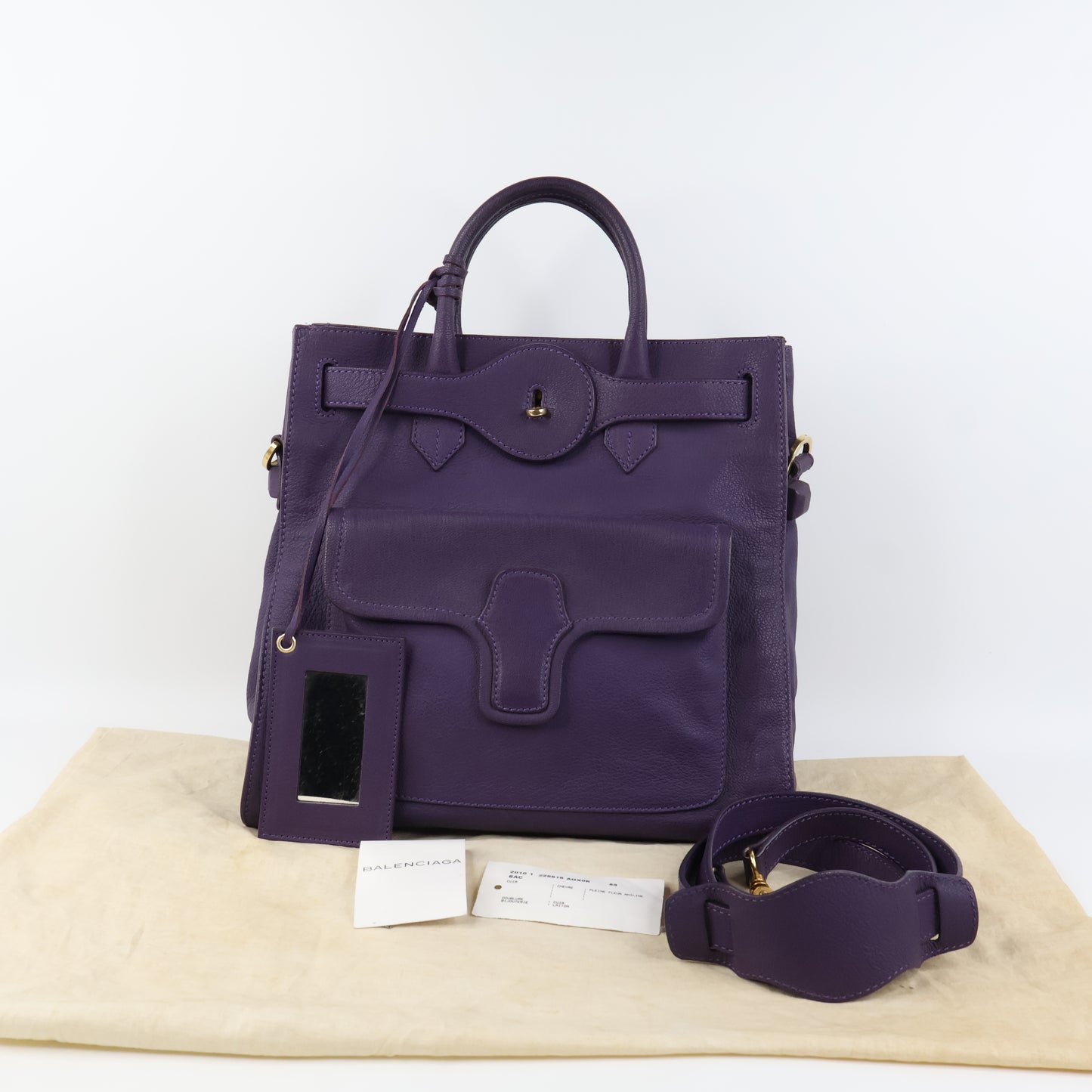 Balenciaga Lune Tote Bag Purple