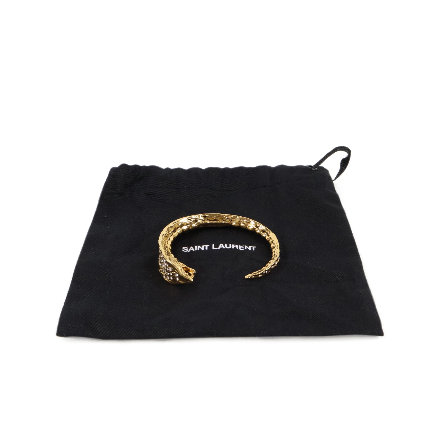 Saint Laurent Cobra Bracelet Gold