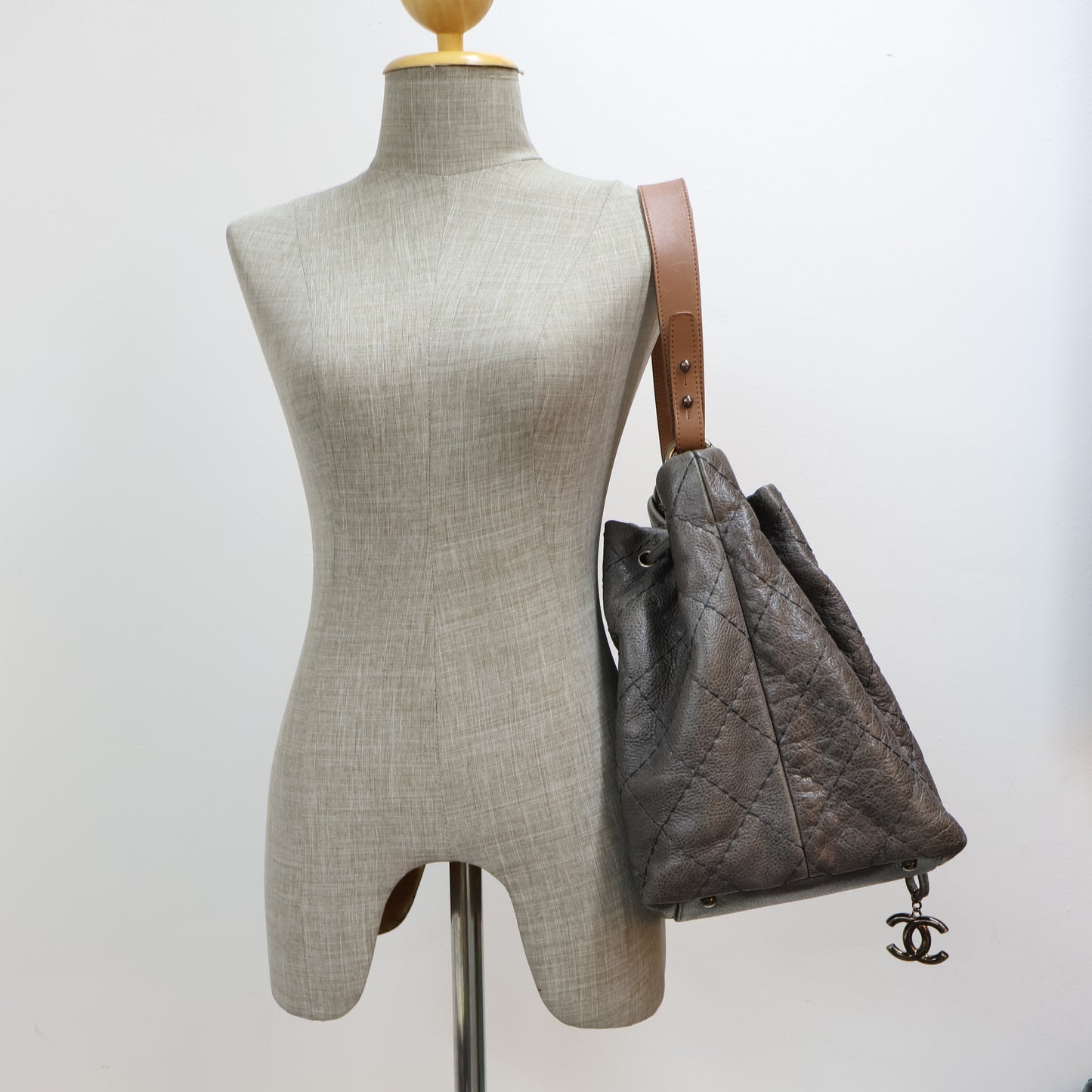 Chanel Shoulder Bag Grey