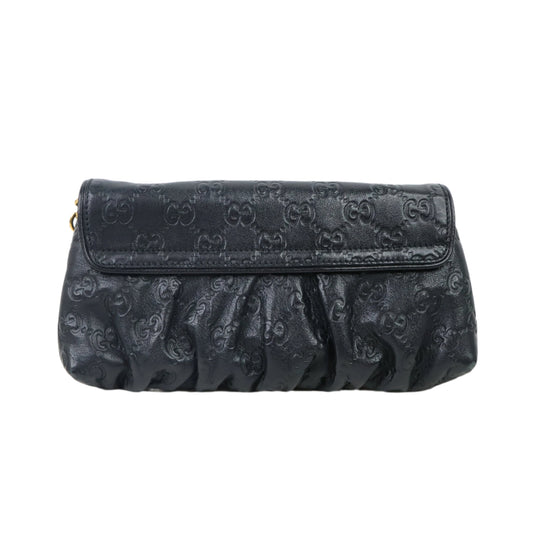Gucci Pochette Leather Black