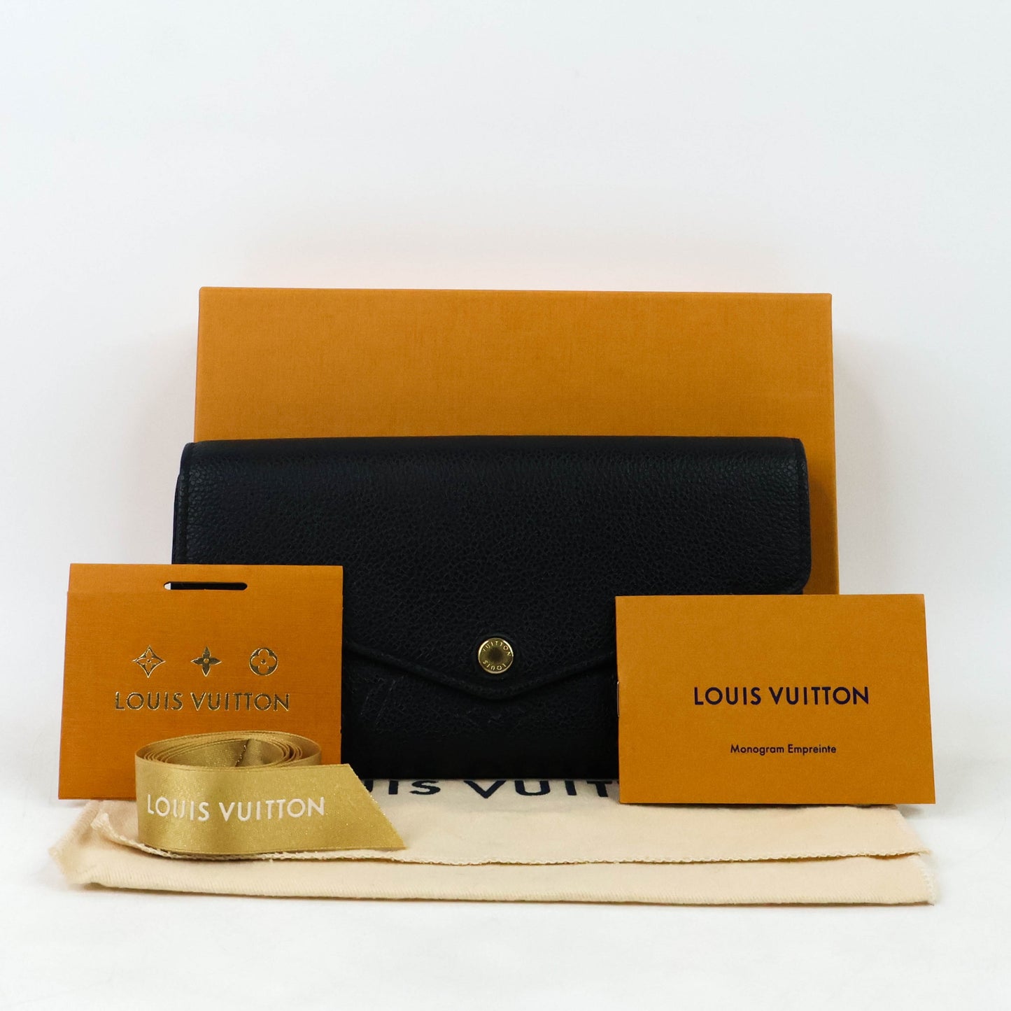 Louis Vuitton Sarah Wallet Empreinte Black
