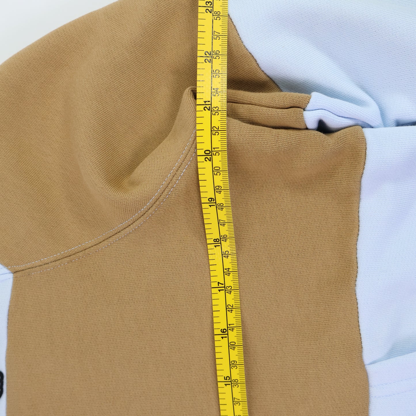 Burberry Hoodie Light Blue Brown