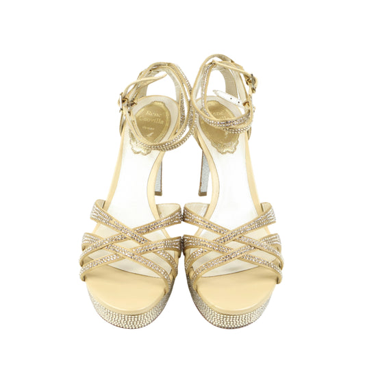 Rene Heels Crystal Beige 36