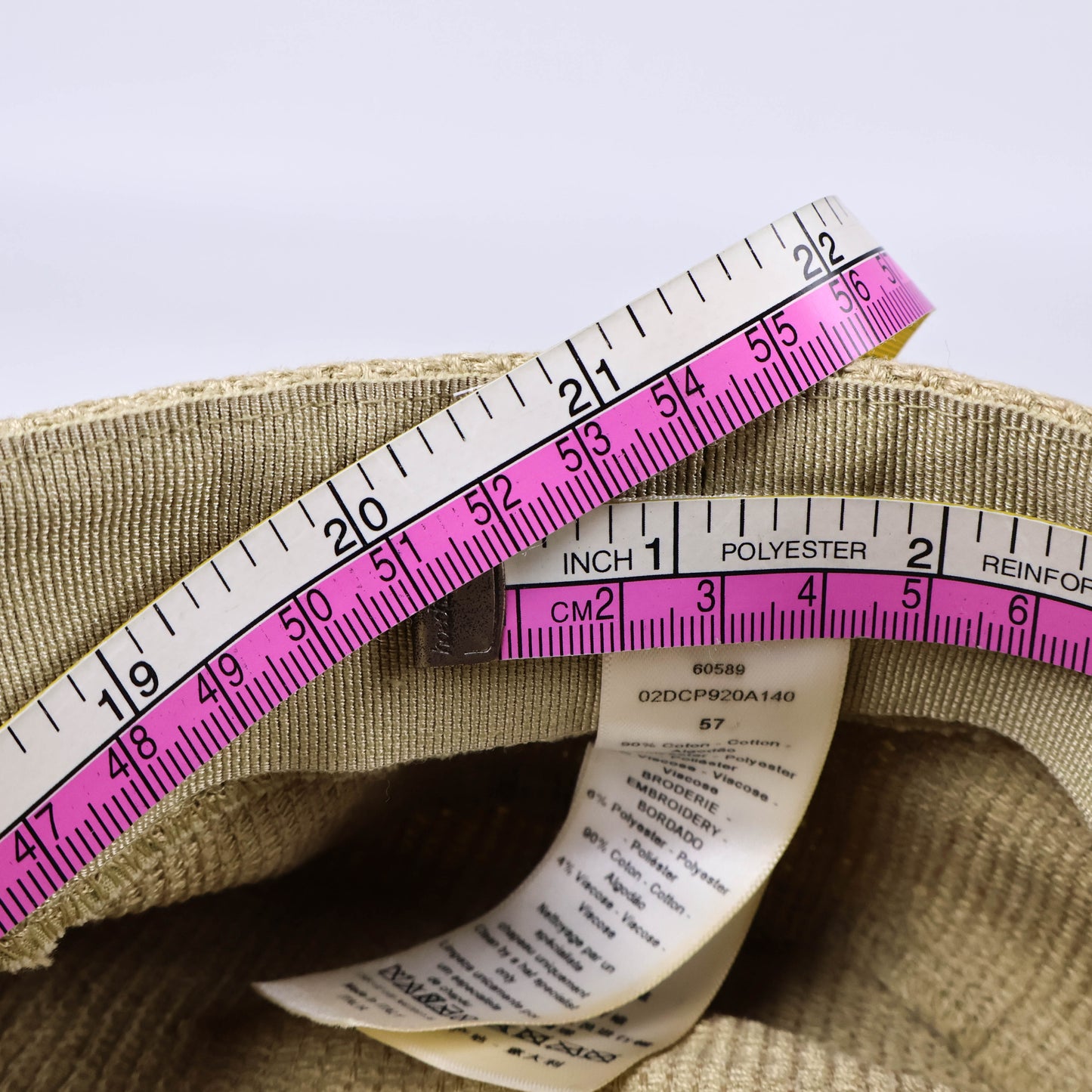 Christian Dior Hat Canvas Beige