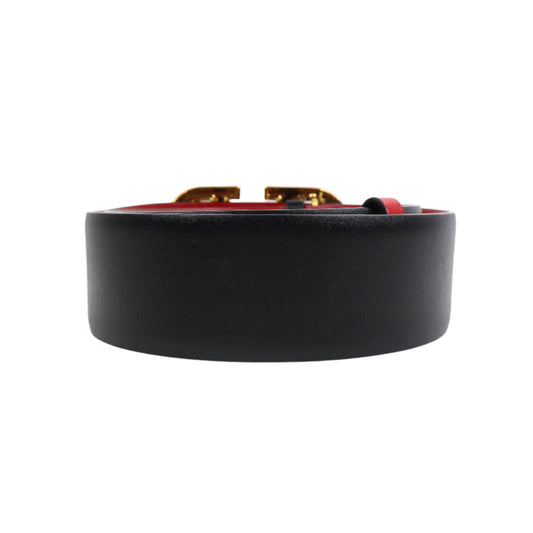 Valentino Belt Black Red