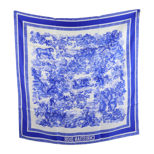 Christian Dior Silk 90 cm Blue