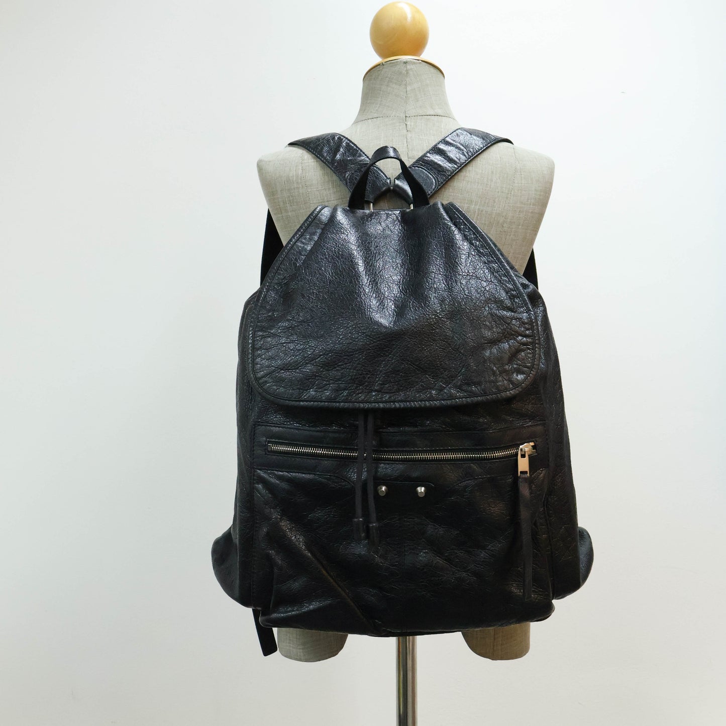 Balenciaga City Backpack Black
