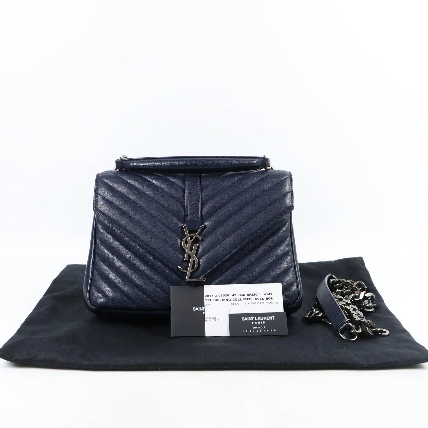 Saint Lauren College Medium Navy