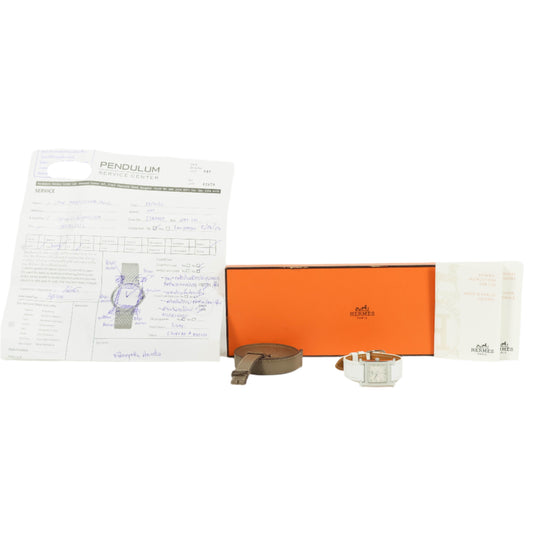 Hermes H-Hour Watch White