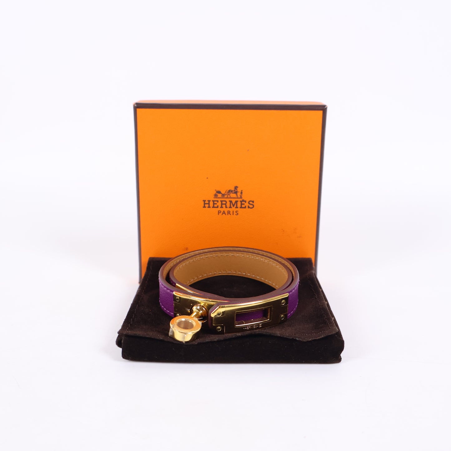 Hermes Kelly Double Tour Barcelet XS Anemone