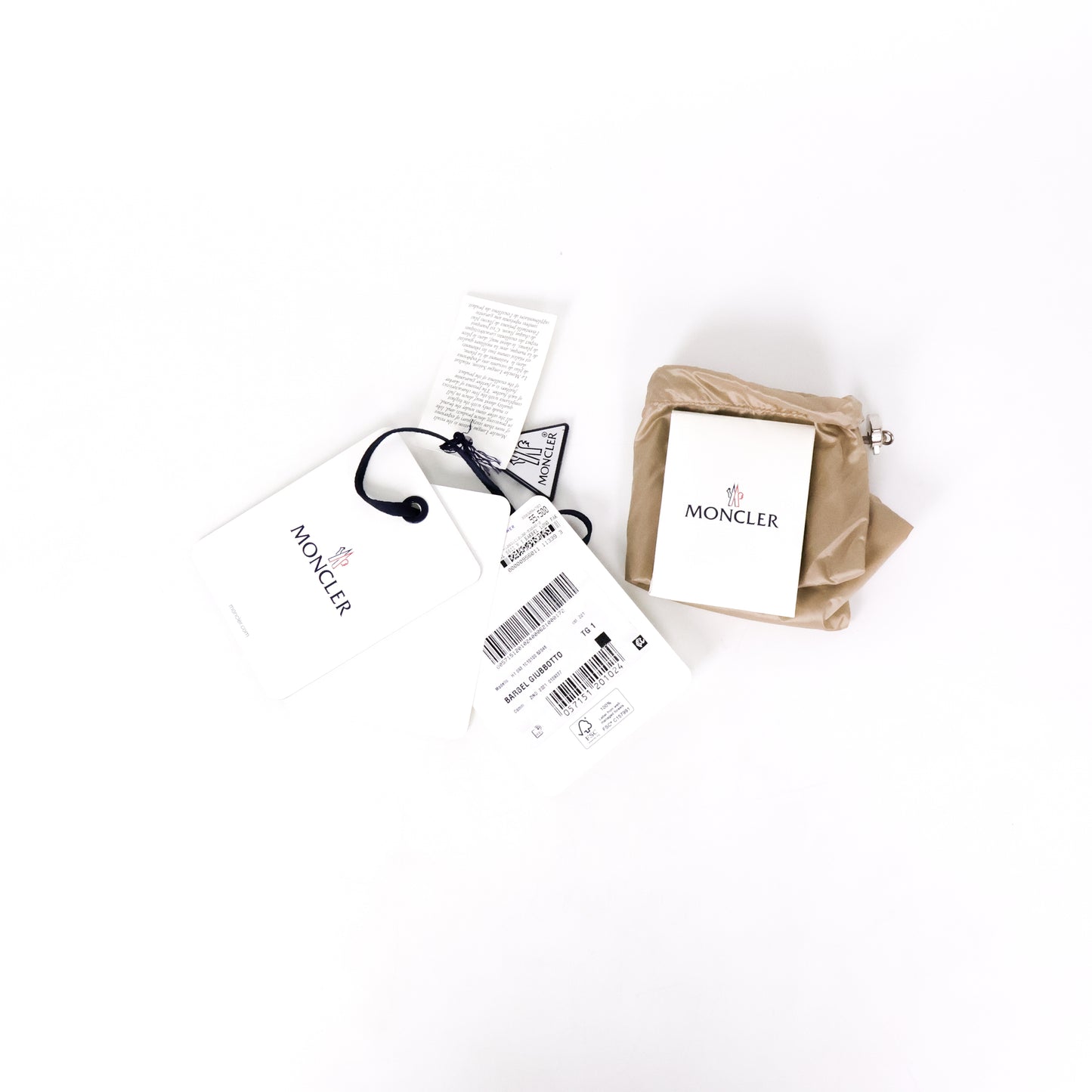 Moncler Barbel Down Long Parka Gold