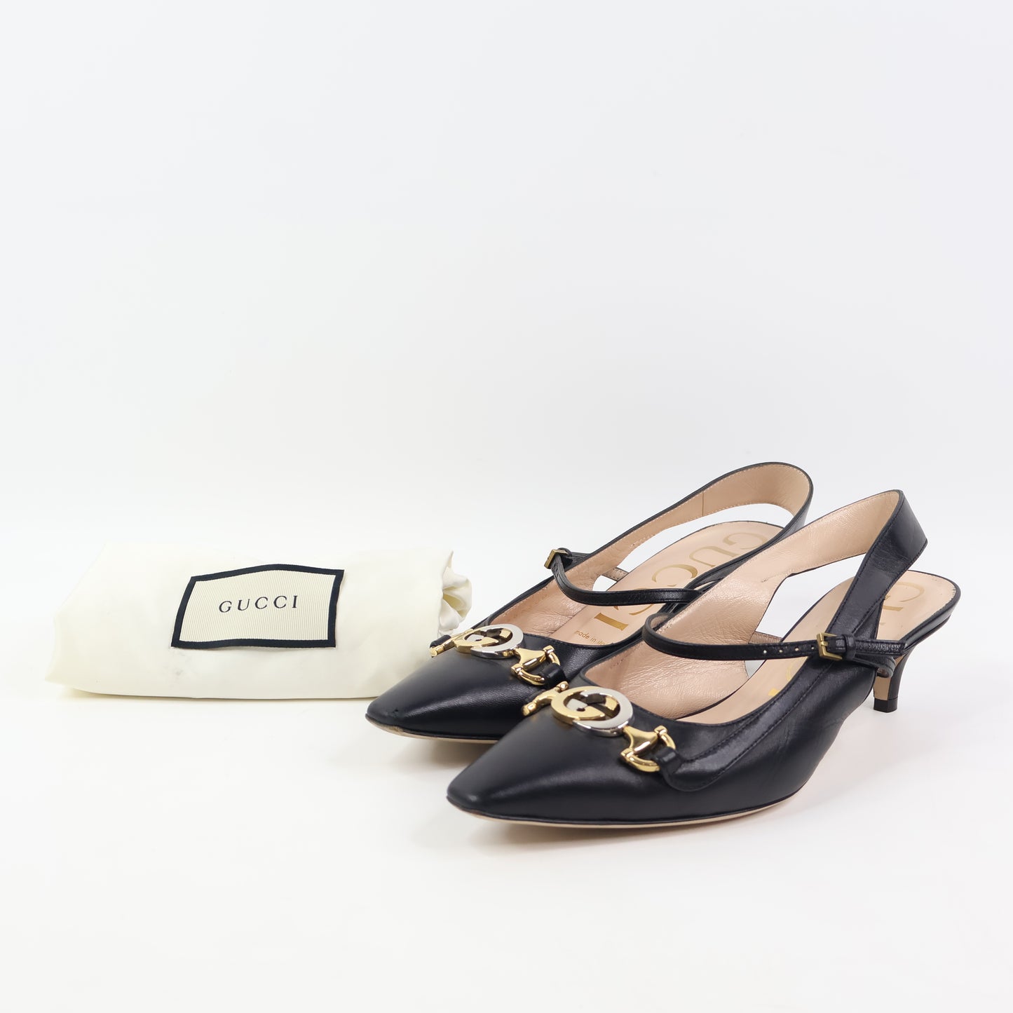 Gucci Pumps Sling Back Black