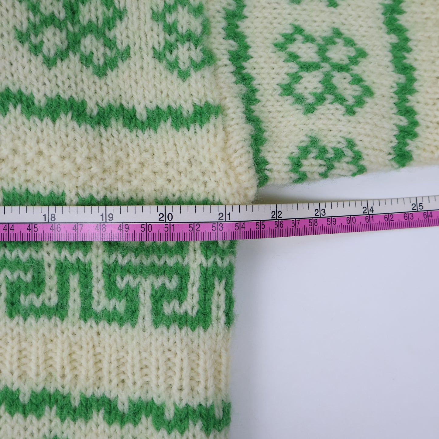 Ganni Sweater Green Cream