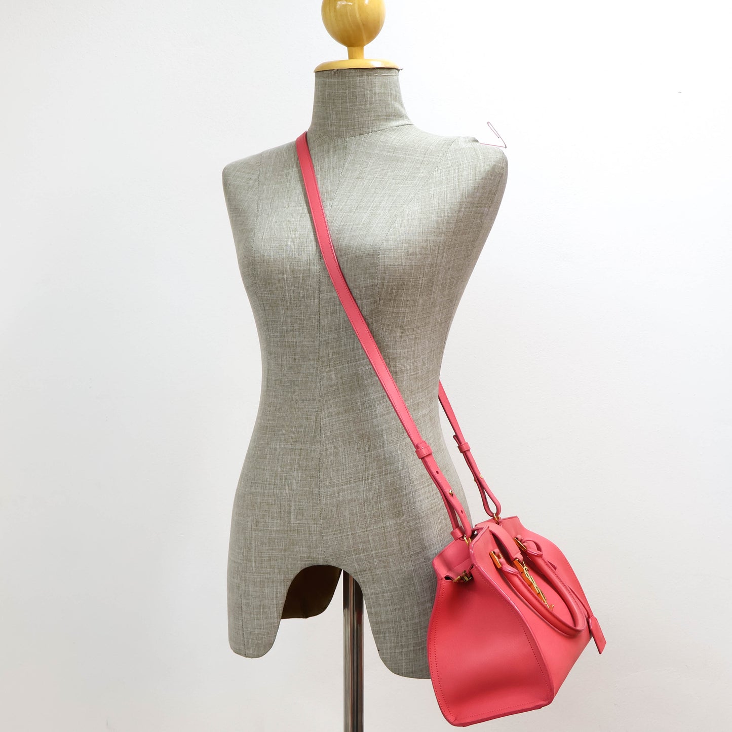 Saint Laurent Chyc Cayc Cabas Mini Pink