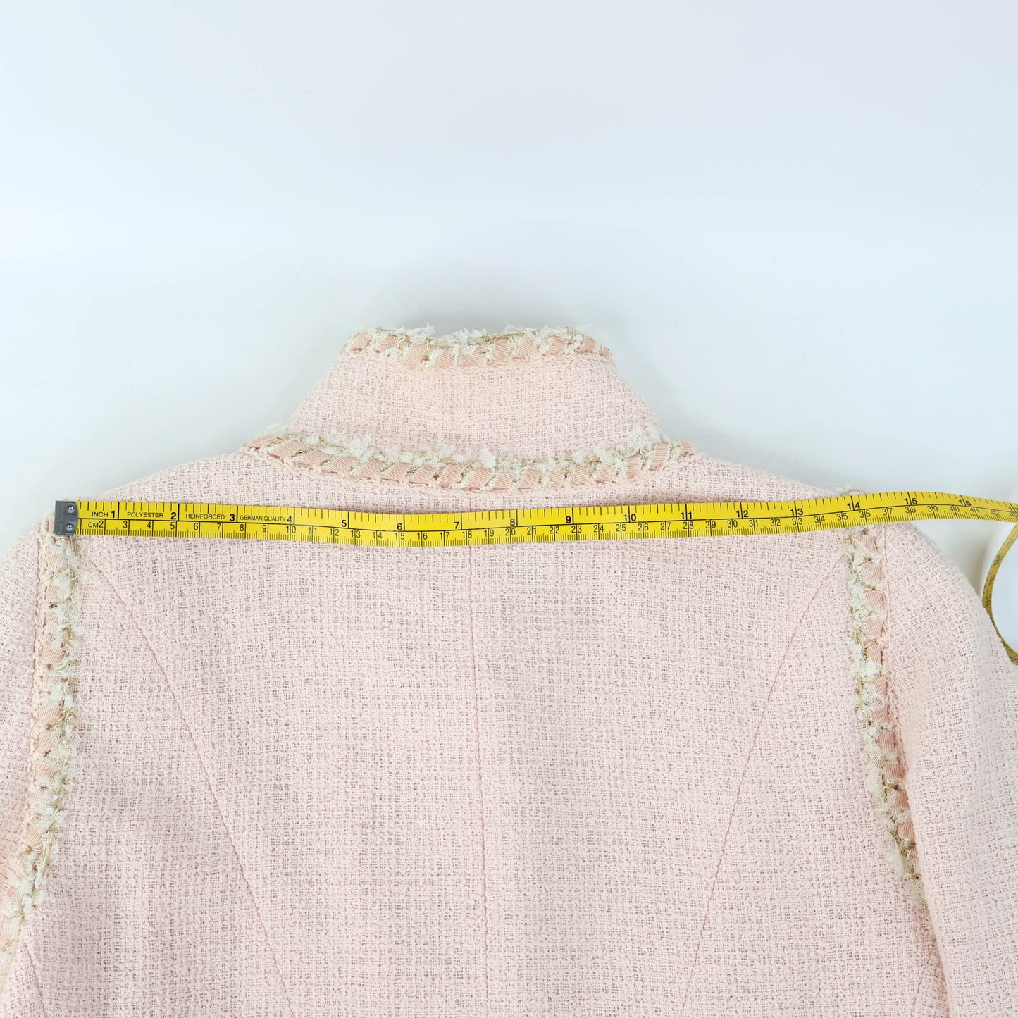 Chanel Jacket Tweed Pink