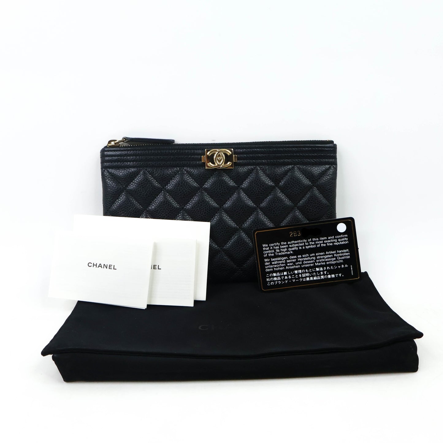 Chanel Boy Small O-Case Black