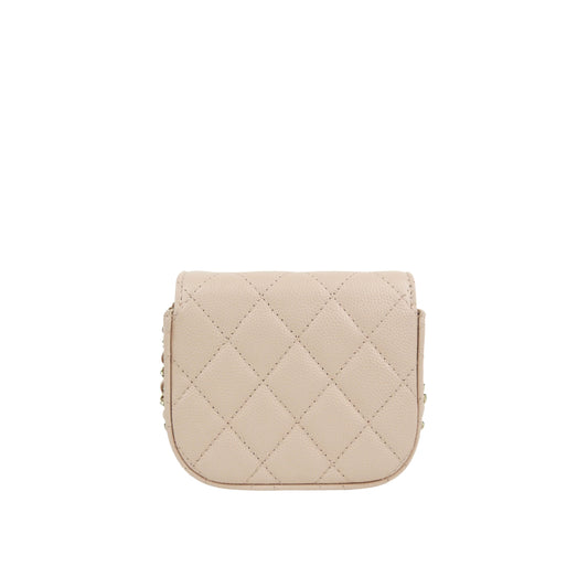 Chanel O-purse Vanity Light Beige Caviar GHW