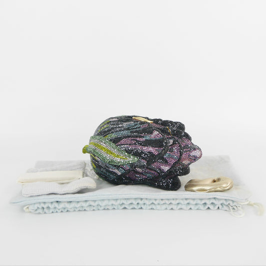 Judith Leiber Tulip Clutch Crystal