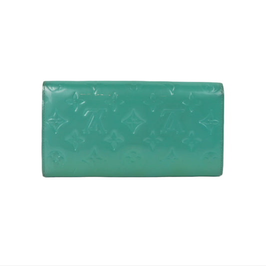 Louis Vuitton Long Wallet Vernis Lagoon