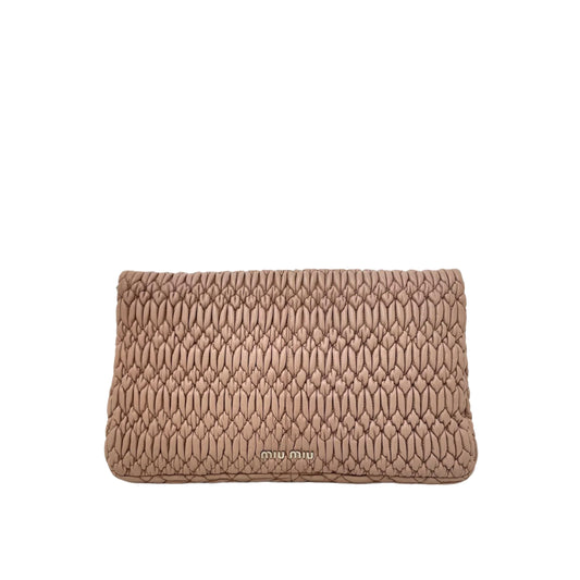 Miu Miu Shoulder Nappa Crystal Cammeo