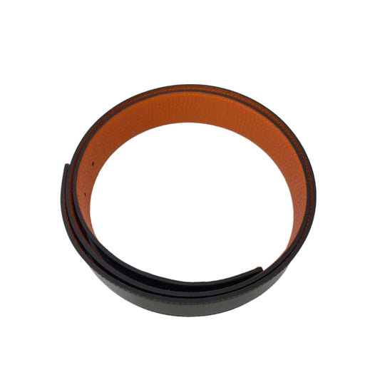 Hermes Belt Orange Brown