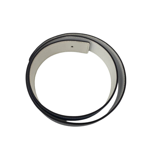 Hermes Belt Grey White