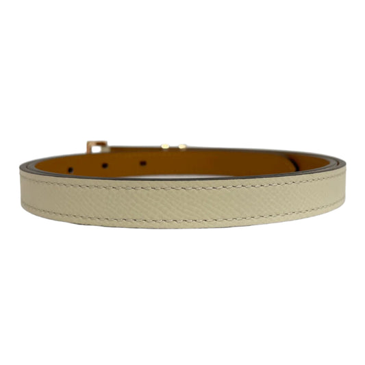 Hermes Pop H Belt Craie Epsom RGHW