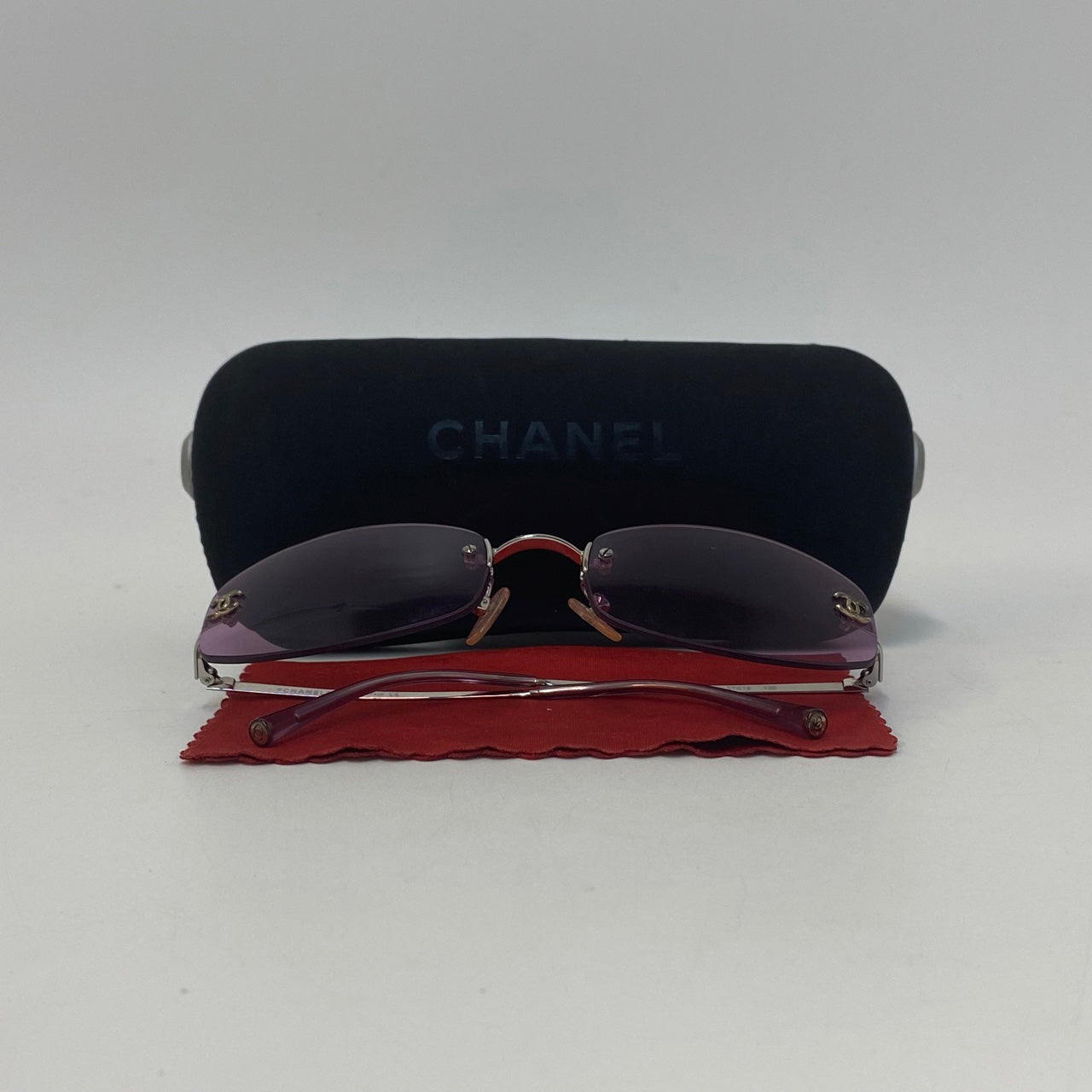 Chanel Sunglasses Purple Lens