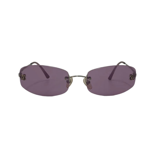 Chanel Sunglasses Purple Lens