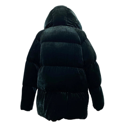 Moncler Jacket Green Velvet Hoodie