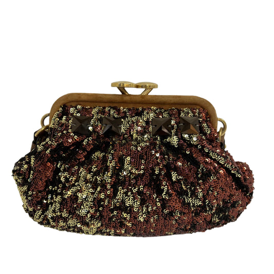 Marc Jacobs Stamp Small Sequins Gold Pink