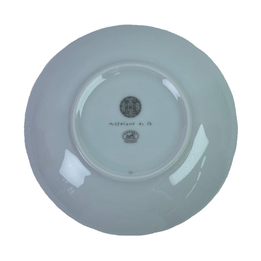 Hermes Assiette a Pain Mosaique AU 24 Platine
