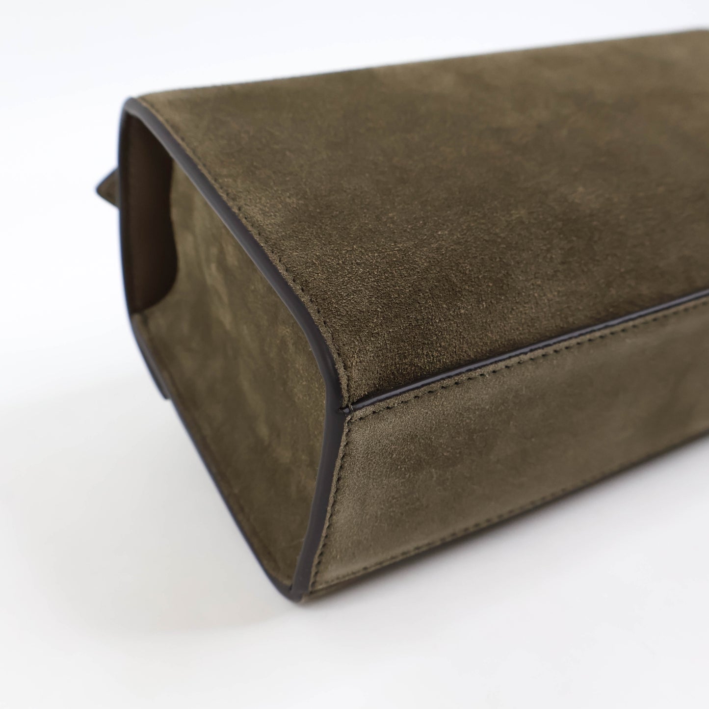 Savette Symmetry Pochette Brown Suede